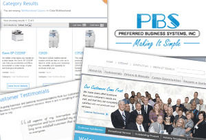 Preferred Business Systems - office automation supplier, complete web design, item management, search engine optimization, CMS